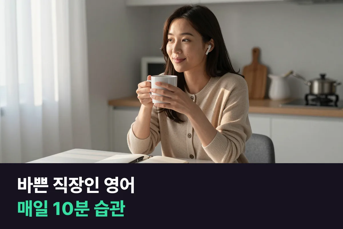 시간 없는 직장인의 영어공부 습관을 위해 앱 독학·앱 20분·화상·전화 중 매일 이어지는 방식 고르기