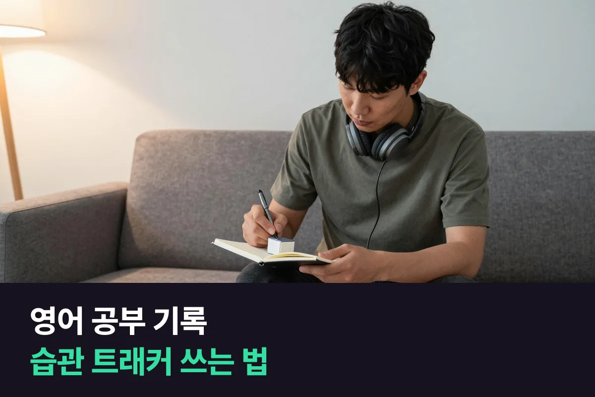 영어 공부 기록을 습관 트래커로 남기는 법