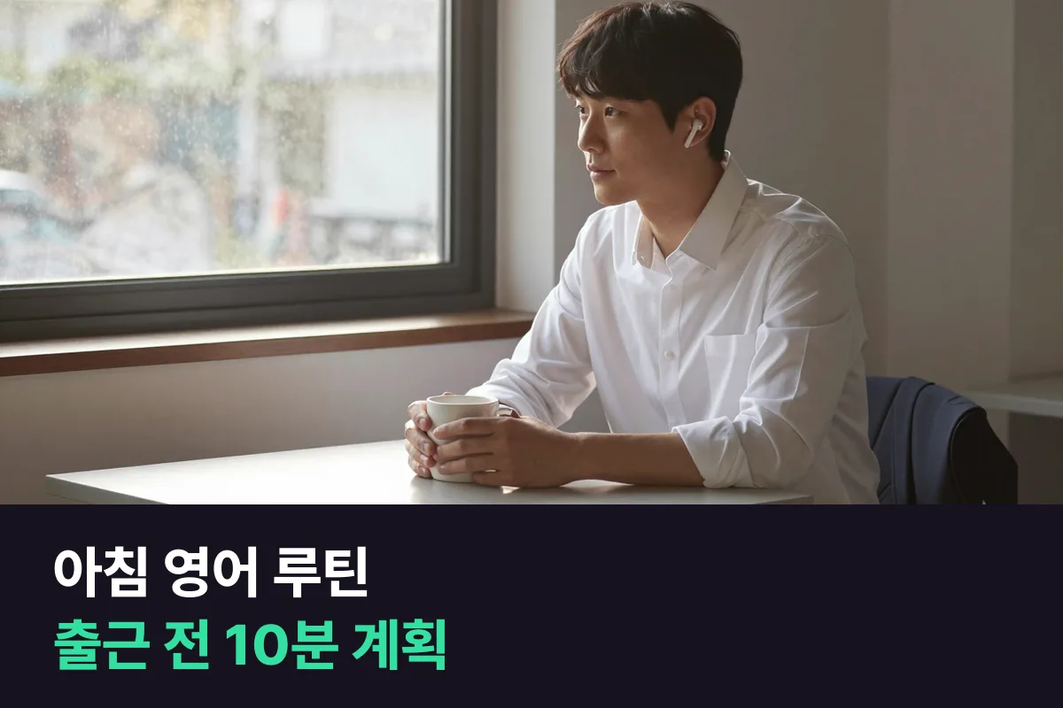 출근 전 직장인을 위한 아침 영어 루틴의 시간 고르기와 4주 계획